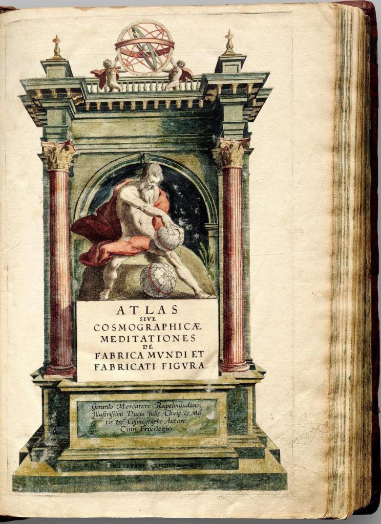 Titelblatt des Atlas von 1595