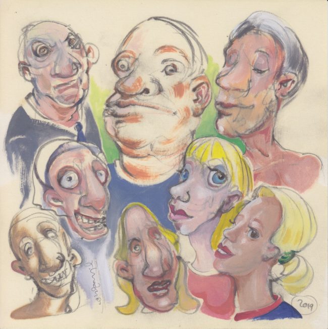 8 Köppe ohne Hintergrund Copyright Jörg Mazur