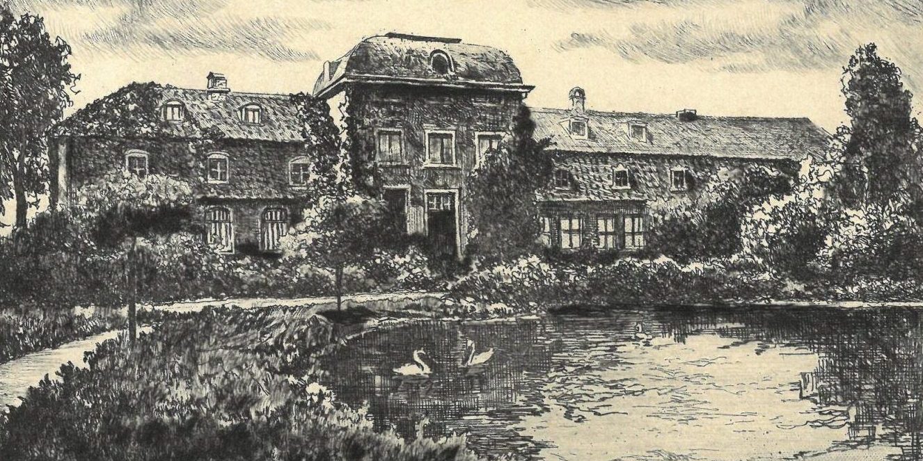 Die Radierung zeigt die Mühle. Bild: Egon Kobe, RMDZ /KSM