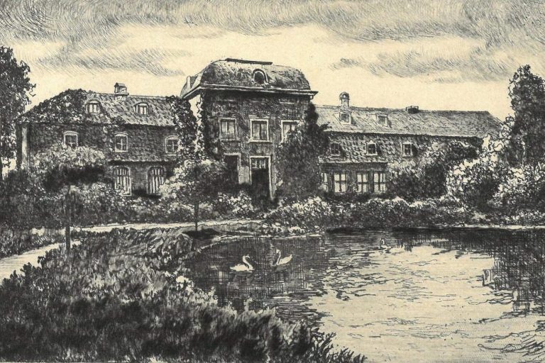 Die Radierung zeigt die Mühle. Bild: Egon Kobe, RMDZ /KSM